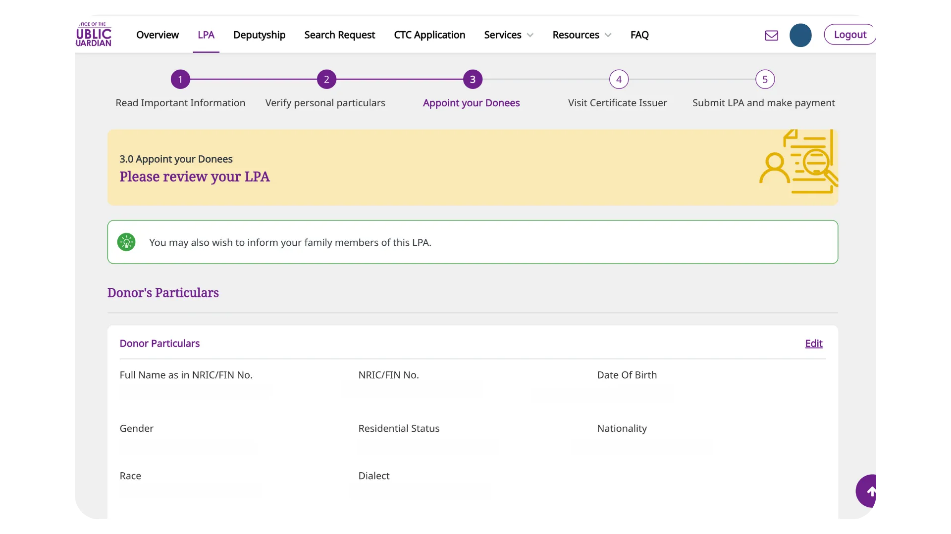 Ensure that your LPA accurately reflects what you want.